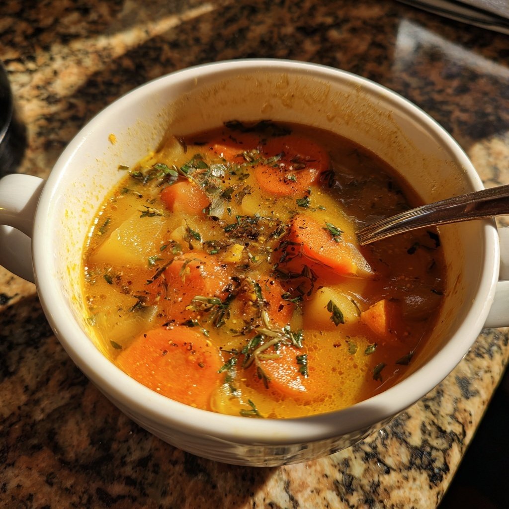 Möhren Ingwer Suppe wärmend