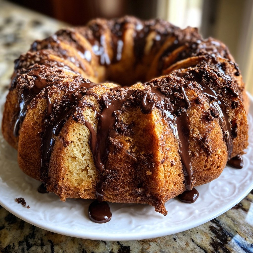 Birnen Upside Schoko Kuchen