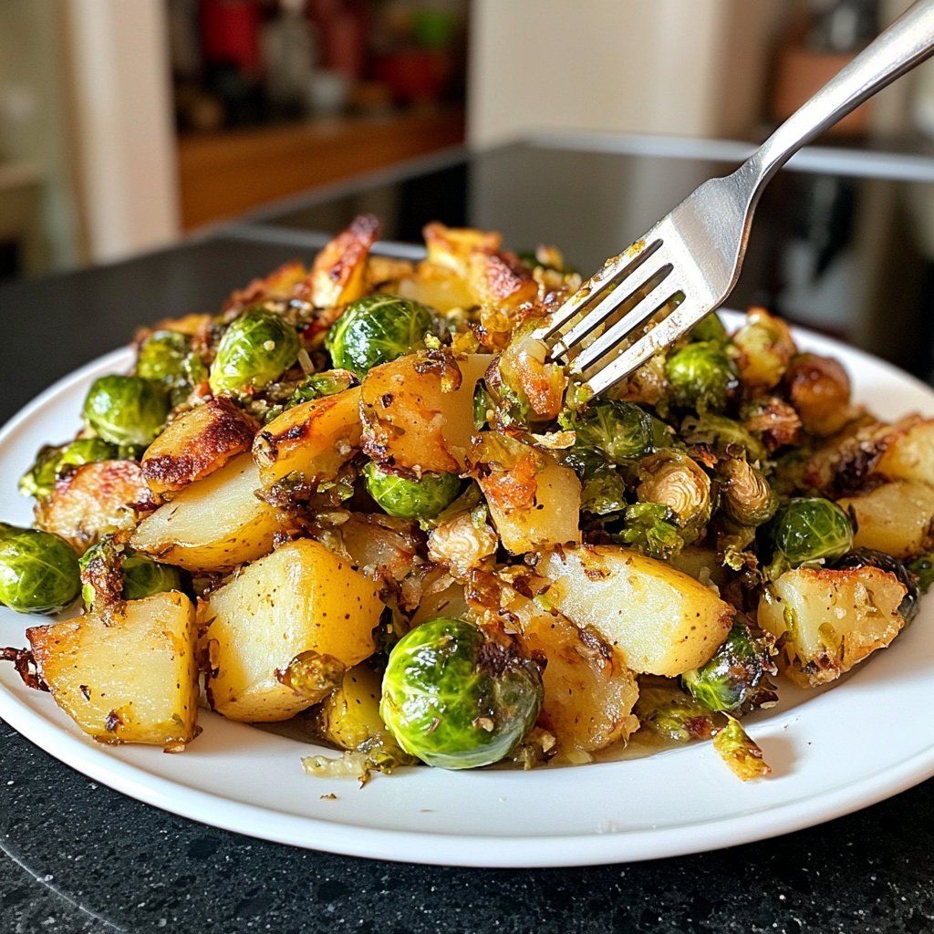 Rosenkohl Kartoffel Pfanne Einfaches Und Leckeres Rezept