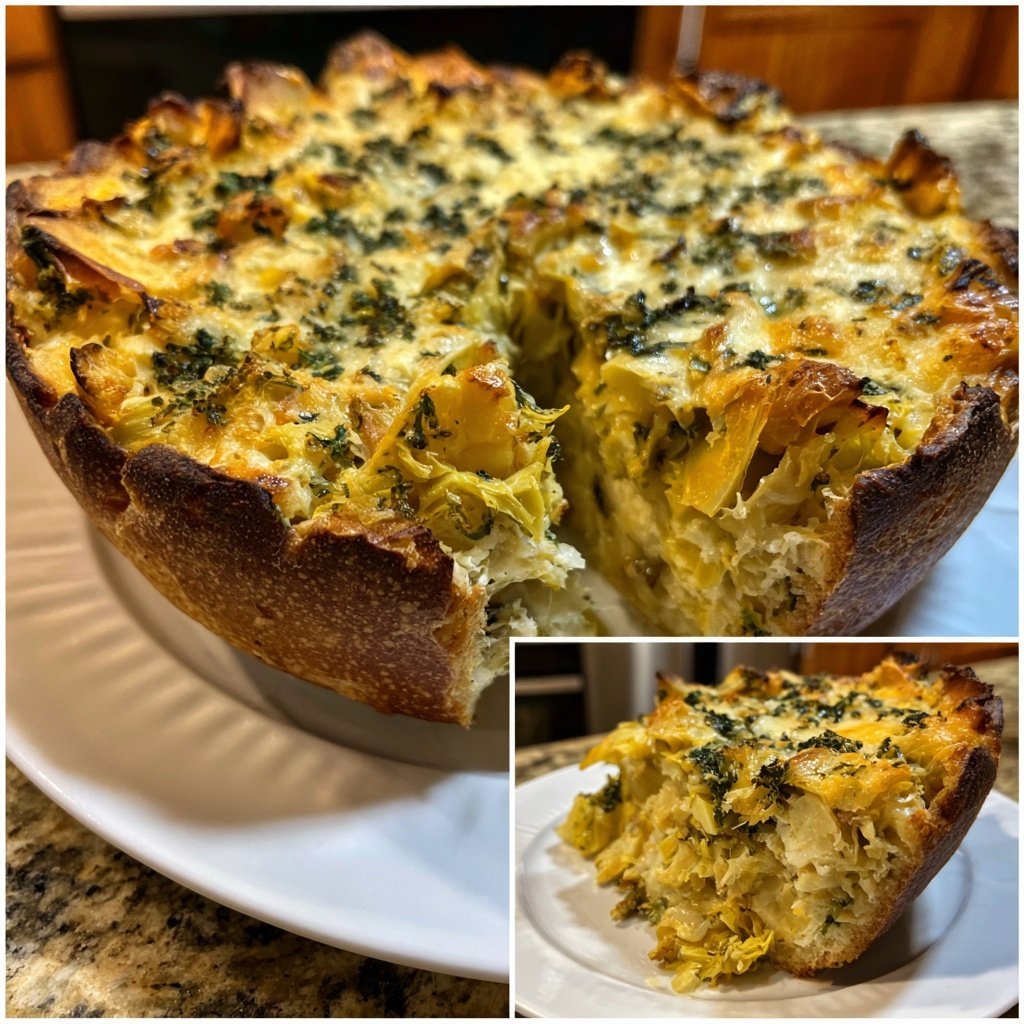 Wirsing Gemüse Auflauf überbacken