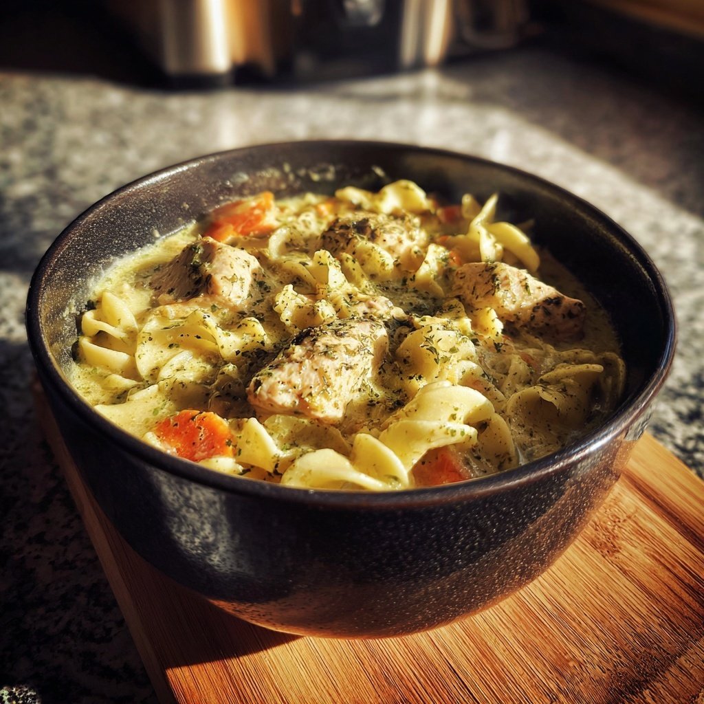 Cremige Hühnersuppen-Nudelsuppe Ultimativ