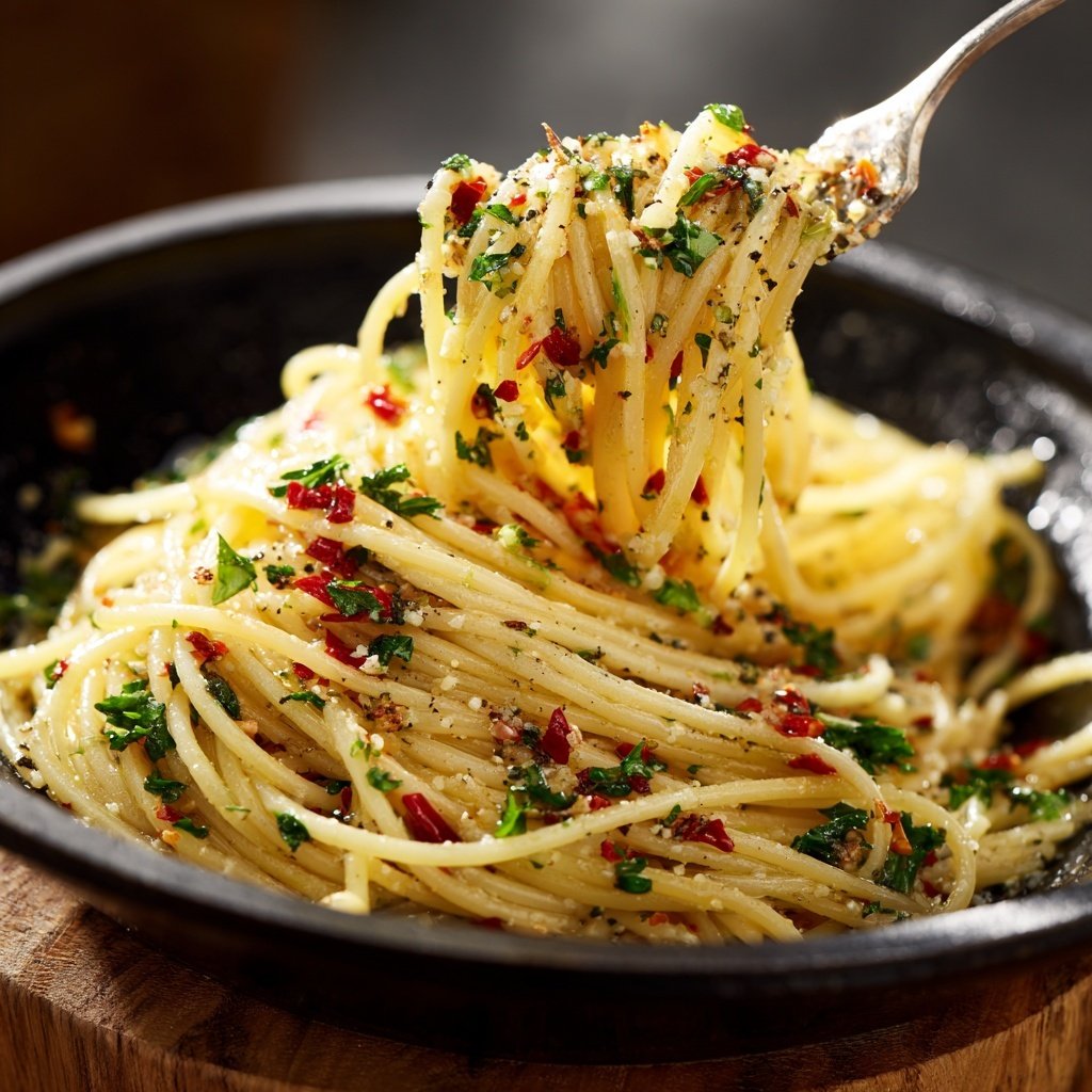 30-Minuten Spaghetti Aglio e Olio