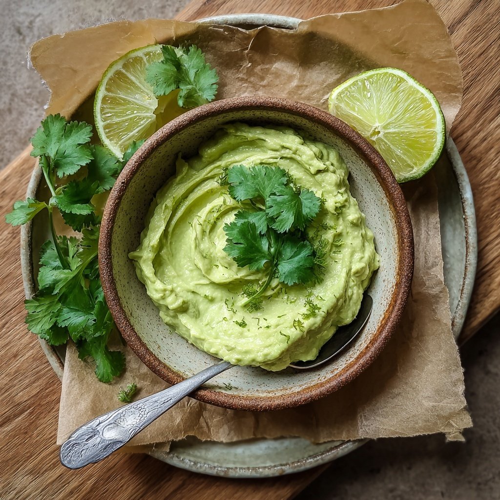 Avocado und Limettenzesten Dip