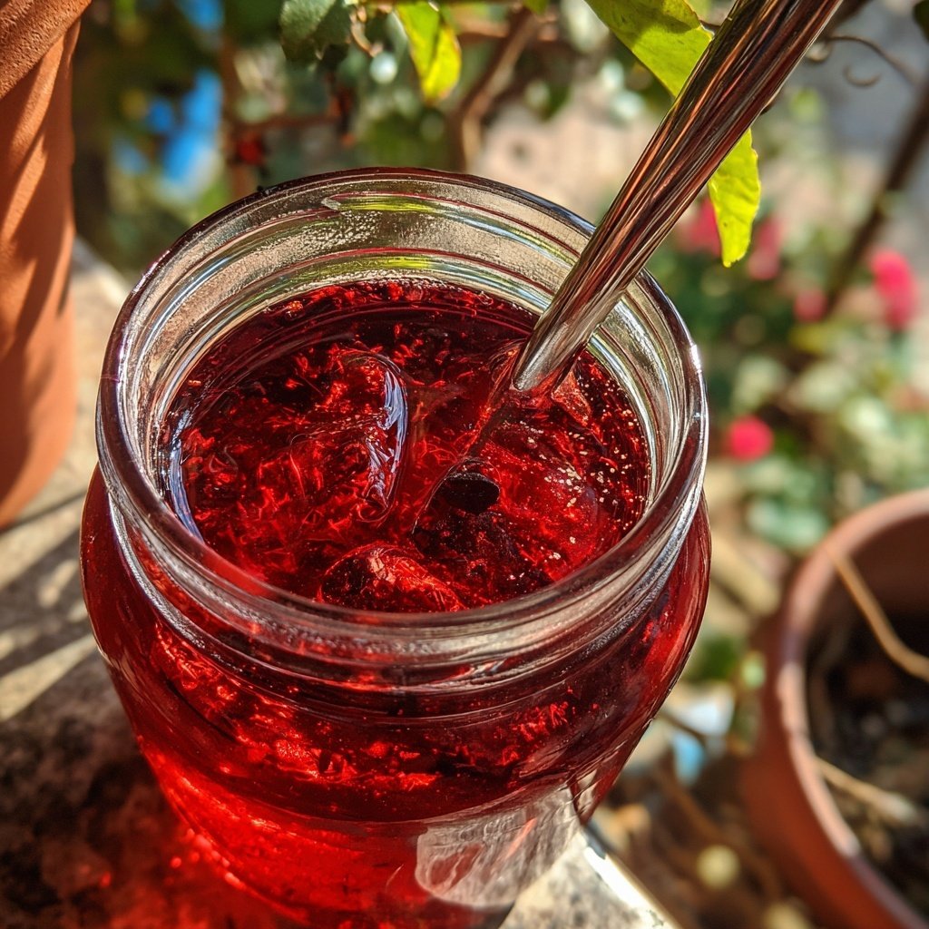 Erfrischendes Jamaika Sorrel Getränk