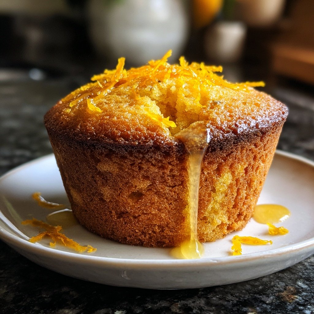 Zitrus-Olivenöl-Mini-Kuchen