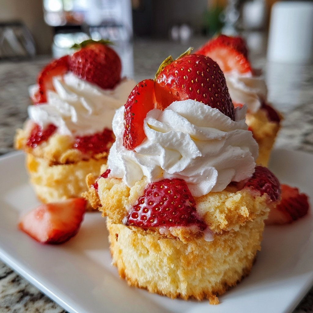Erdbeer Shortcake Cupcakes