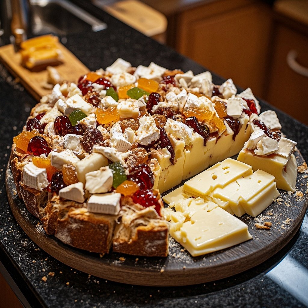 Atemberaubendes Weihnachtskäsebrett