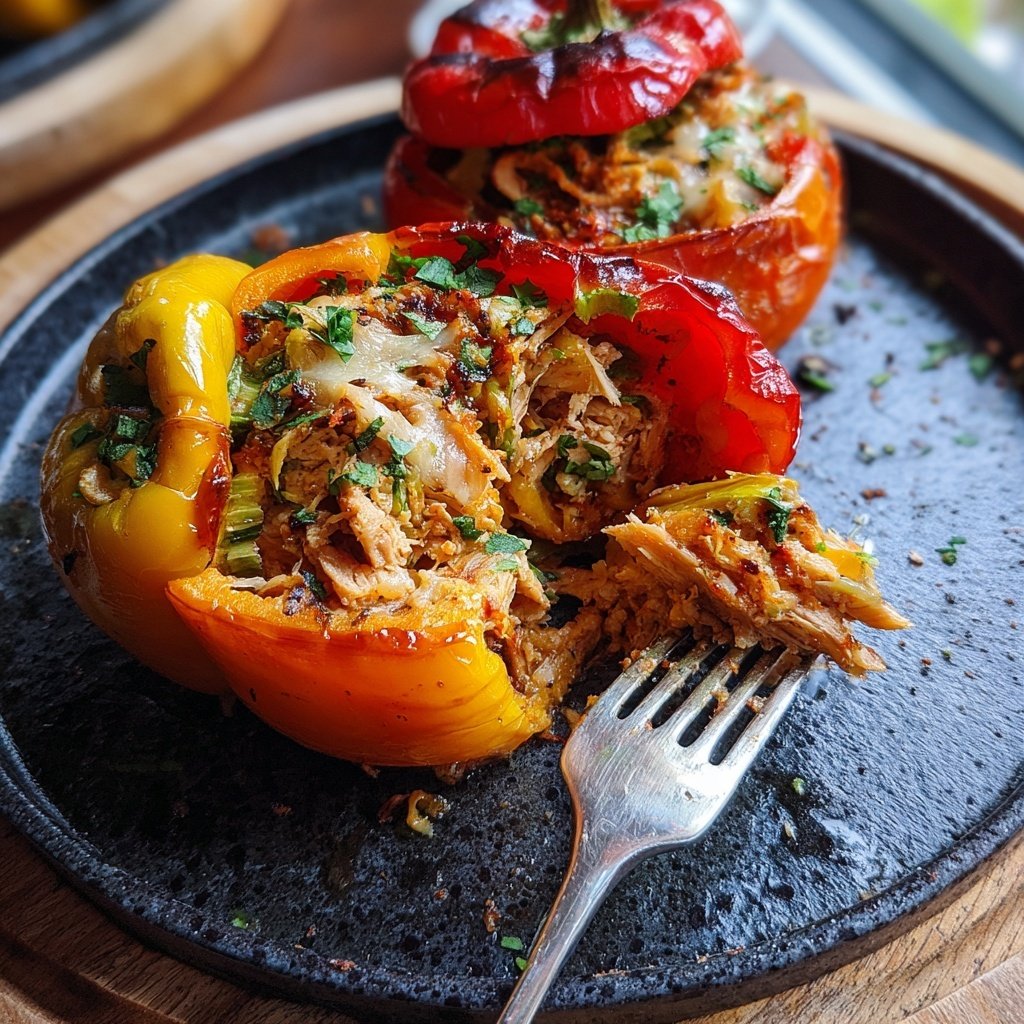 Mini Thunfisch Gefüllte Paprika