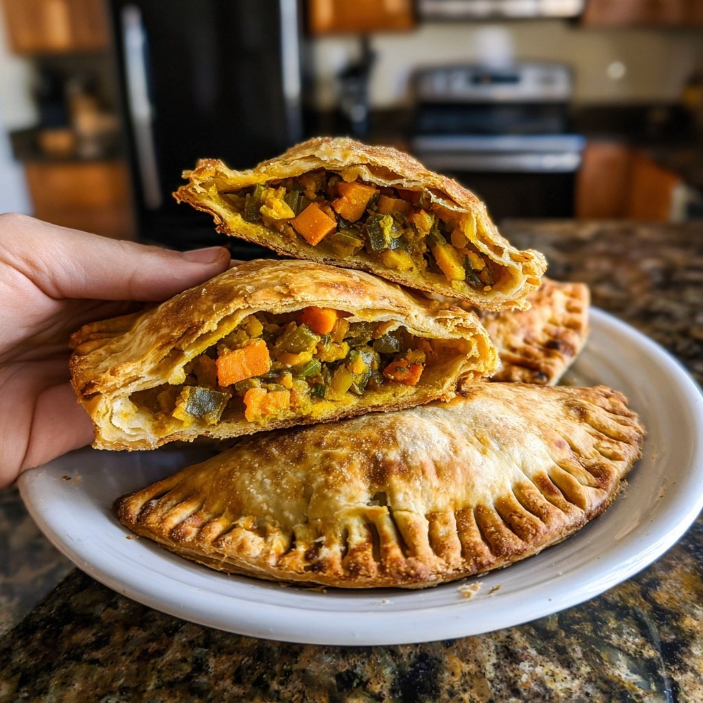 Jamaikanische Gemüse Patties