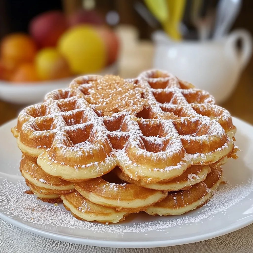 Marzipan Waffeln