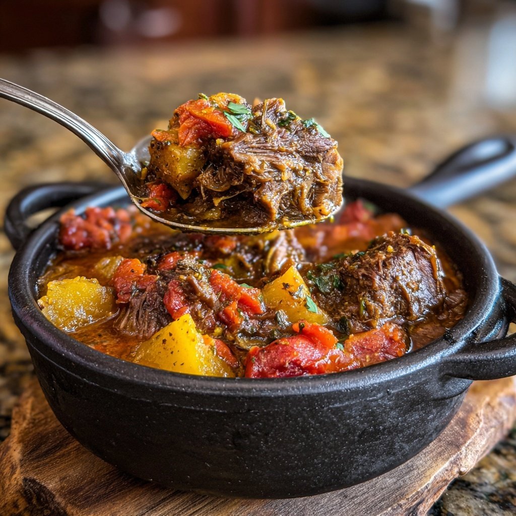 Jamaikanischer Ochsenschwanz Eintopf