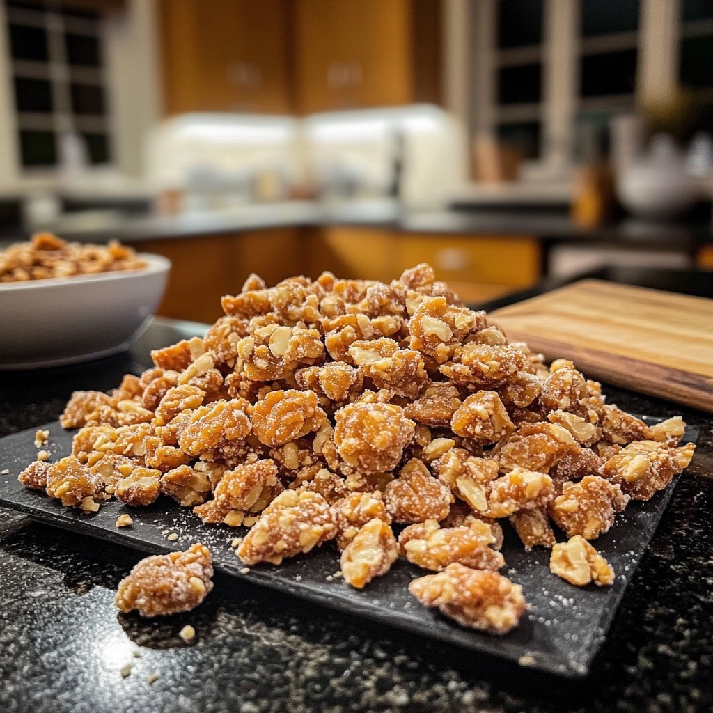 Gebrannte Mandeln ohne Zuckerc