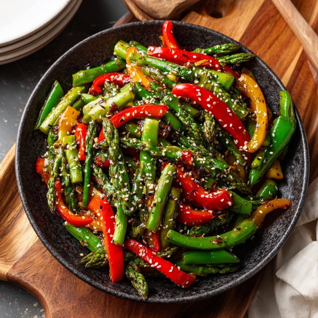 Frühlingsgemüse Wok