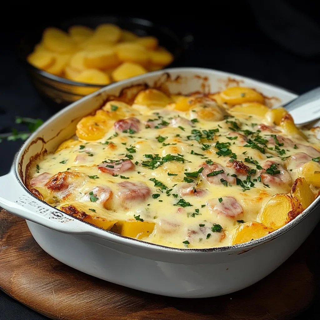 Köstliche Kartoffelgratin