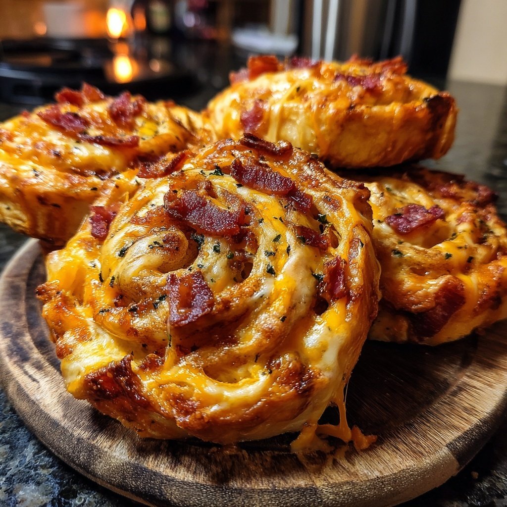 Cheddar Bacon Ranch Schnecken