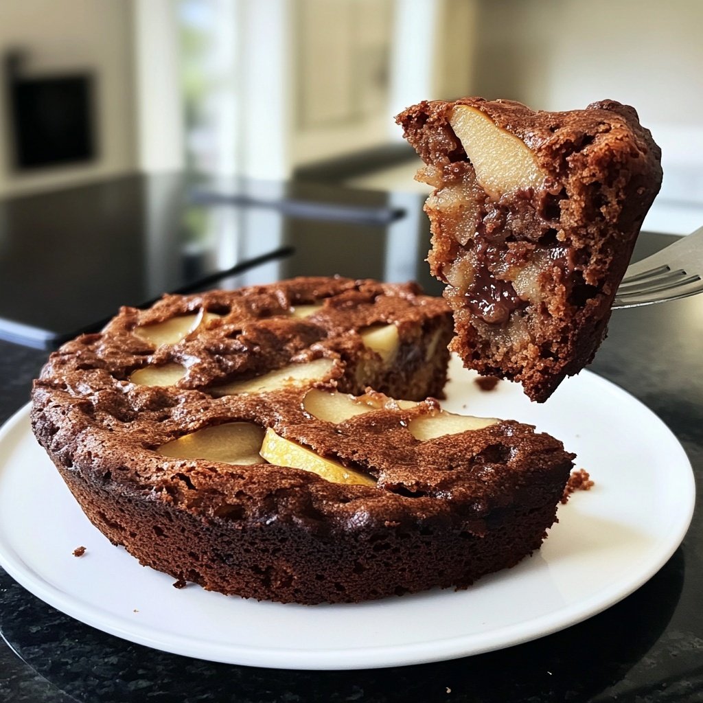 Schokoladen-Birnen-Kuchen