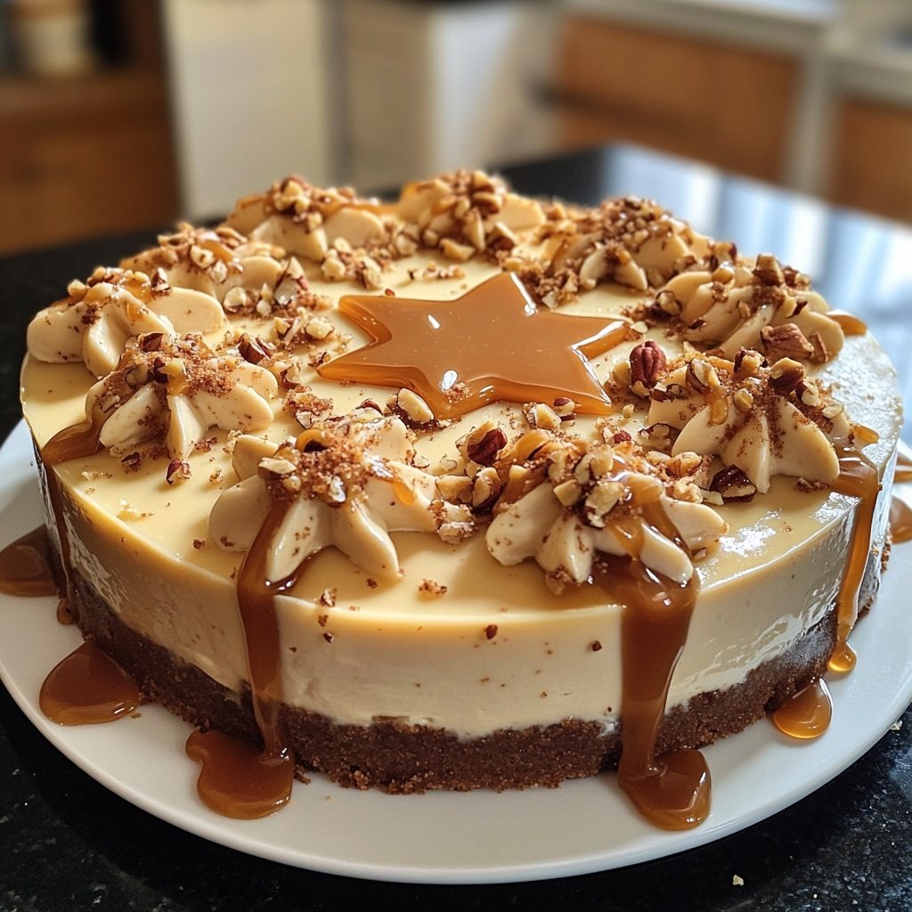 Zimtstern-Cheesecake – Weihnachts-Baking-Dessert